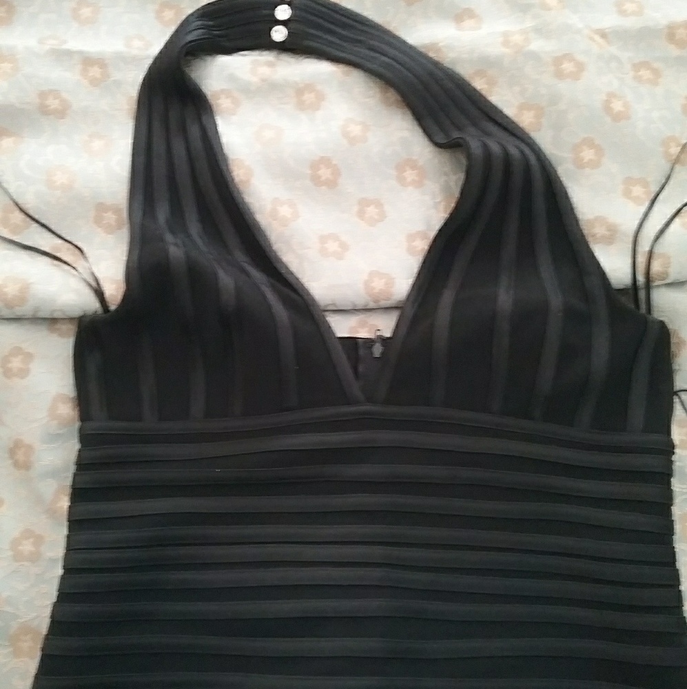 Black halter top
